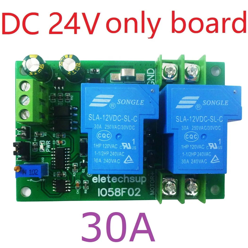 IO57E02 Power Brushed Motor Controller Module 12V 24V DC Overload Overcurrent Short Circuit Protector Forward Reverse Control