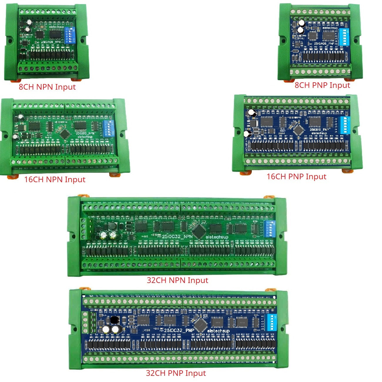 Modbus RS485 Remote IO Module – DMOS PNP Output & NPN/PNP Input Expansion Board 8/16/32 Channels for PLC Industrial Automation 25IOA08 25IOB16 25IOC32