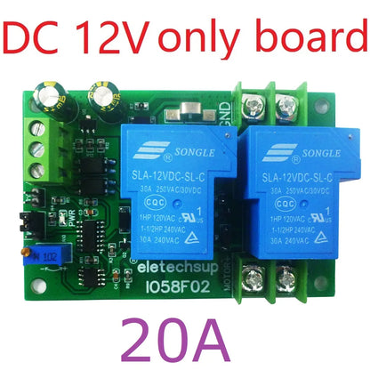 IO57E02 Power Brushed Motor Controller Module 12V 24V DC Overload Overcurrent Short Circuit Protector Forward Reverse Control