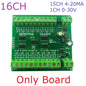 N4AIA08/N4AIB16/N4AIC24 8-24CH 4-20mA Current Transducer – RS485 Modbus RTU Analog Input Module with 12-bit ADC for PLC SCADA