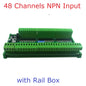 24DIA16/24DIB32/24DIC48 16-48CH Digital Input Module – NPN/PNP Switch PLC IO Expansion Board with 3000VDC Isolation RS485 Modbus RTU