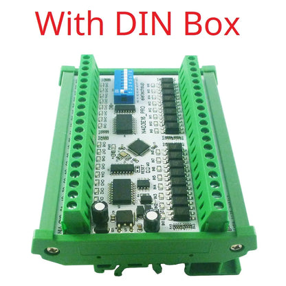 N4D3E16_PRO 16CH Bidirectional Digital IO Module – RS485 Modbus RTU Full-Duplex Transparent Transmission DIP Switch Board for PLC Expansion