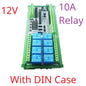 ES32A08 ESP32 Industrial IO Expansion Board – 8AI-8DI-8DO Relay Module with RS485 Modbus & WiFi for PLC Automation IoT DIY