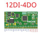 R4IOI16 16CH 5-in-1 Configurable Modbus RTU Digital IO Module – 16DI/16DO/8DI-8DO/4DI-12DO/12DI-4DO RS485 NPN/PNP Pin Core Board for PLC Expansion