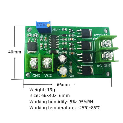 IV1212TA 12V to 220V Inverter Kit – 12W 50Hz Square Wave Signal Generator Module for DIY Electronic Projects & Power Conversion