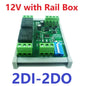 12CH Modbus RTU Relay Module – RS485 10A Digital Output Board with Opto-Isolated Inputs DIN Rail for PLC Industrial Automation