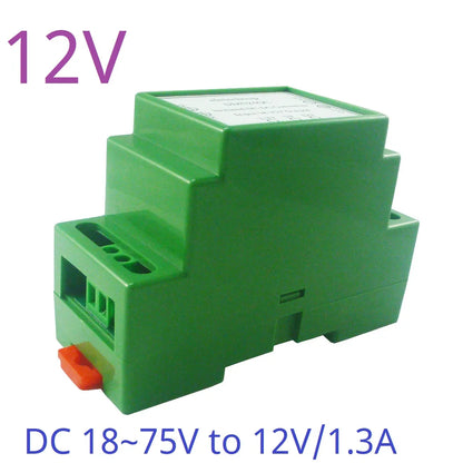 DDIS24QC 18-75V to 12V/5V/3.3V 3A Isolated DC-DC Converter – Industrial DIN Rail Power Supply with UVLO OCP OVP OTP Protection
