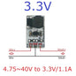 DD4012SA 1A DC-DC Buck Converter – 5-40V to 3V/3.3V/5V/12V Adjustable Step-Down Module for 18650 Li-ion LiFePO4 Battery Power