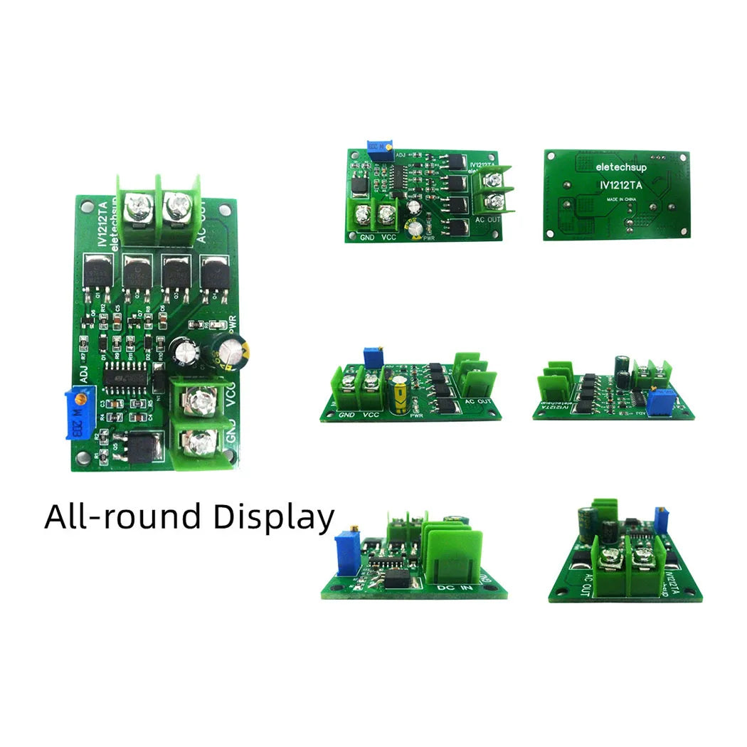 IV1212TA 12V to 220V Inverter Kit – 12W 50Hz Square Wave Signal Generator Module for DIY Electronic Projects & Power Conversion
