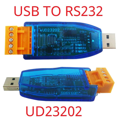 UD23202/UDTTL03 USB to RS485 RS232 TTL Converter – 12V 5V VCC Output Industrial Serial Adapter for PLC HMI PTZ Smart Home Debugging
