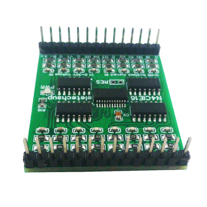 N4CIE16 16CH Remote IO Core Board – 15x 4-20mA Current & 1x 0-30V Voltage Input Modbus RTU RS485 2.54mm Pin ADC Module for PLC SCADA