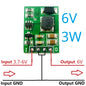 DDEN12MB 3.7V to 5V/6V/9V/12V DC-DC Boost Converter – Step-Up Voltage Regulator Module for 18650 Li-ion Li-Po Battery Portable Power DIY