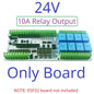ES32A08 ESP32 Industrial IO Expansion Board – 8AI-8DI-8DO Relay Module with RS485 Modbus & WiFi for PLC Automation IoT DIY
