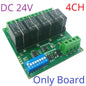 RYN404E/RYN408F 4/8CH Pluggable Relay Module – RS485 Modbus RTU with DIP Switch Slave ID & Baud Rate for PLC Automation