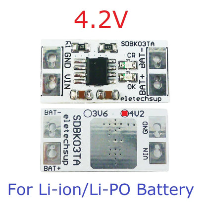 Mini MPPT Solar Charge Controller – 4.2V/3.7V/3.6V/3.2V Selectable Charger Module with 5V 1A Output for Li-Ion / Li-PO / LiFePO4 Battery