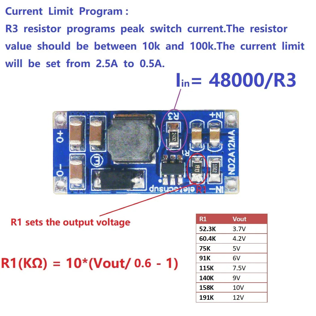 ND2A12MA 8W DC-DC Boost Converter – 2.6-6V to 5V/8.4V/12V Step-Up Module with UVL OTP OVP SCP for LED Li-ion Lipo