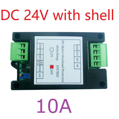 IO57E02 Power Brushed Motor Controller Module 12V 24V DC Overload Overcurrent Short Circuit Protector Forward Reverse Control