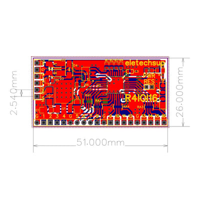 Modbus RTU Digital I/O RS485 Board – 16DI/16DO/8DI-8DO/4DI-12DO/12DI-4DO Selectable for Arduino ESP32 ESP8266 PLC Smart Home