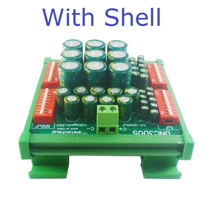 DNC3D05 10mF Large-Capacity Programmable Capacitor Module – 1μF to 9999μF Adjustable Electrolytic Capacitor Bank for Circuit Development & Testing