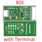 R4IOH08 Mini 8CH RS485 Multifunction DI-DO Module – 5 Modes NPN/PNP Configurable Digital IO Board Modbus RTU for PLC Expansion DC 5V/12V/24V