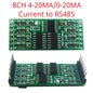 N4CI 8-24 Channel Industrial Analog Input Module – Modbus RTU 4-20mA/0-20mA/0-5V/0-10V Current Voltage Data Collector for PLC Sensor Monitoring