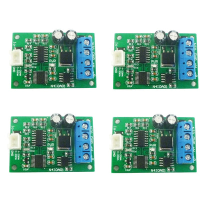N4IOA01 RS485 to 4-20mA Signal Generator – Modbus RTU 03/06 DAC Analog Converter Module 12-24V for PLC Industrial Automation