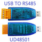 UD23202/UDTTL03 USB to RS485 RS232 TTL Converter – 12V 5V VCC Output Industrial Serial Adapter for PLC HMI PTZ Smart Home Debugging