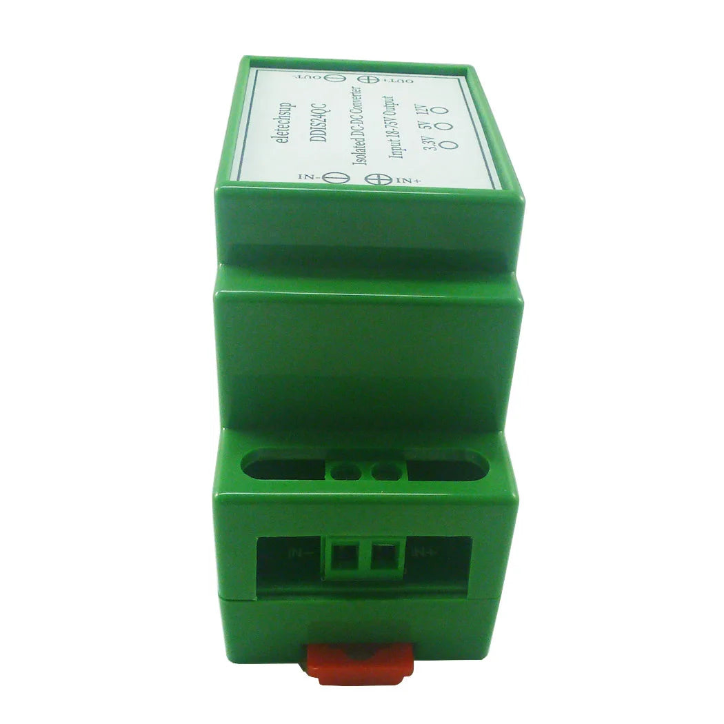 DDIS24QC 18-75V to 12V/5V/3.3V 3A Isolated DC-DC Converter – Industrial DIN Rail Power Supply with UVLO OCP OVP OTP Protection