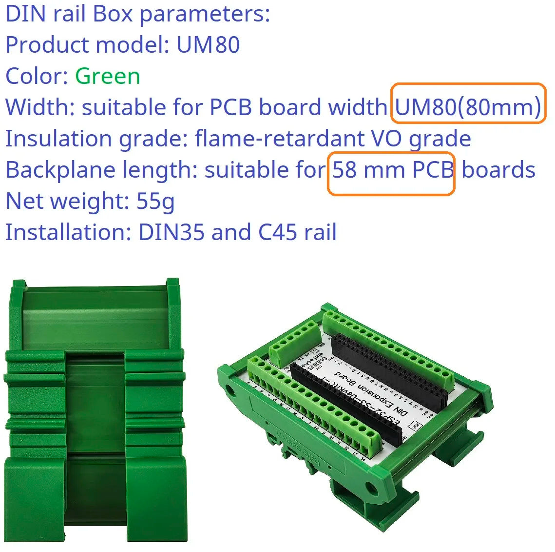 DNDINS3 DIN Rail ESP32-S3 Development Board – N16R8/N8R8 GPIO Expansion Module with 3.96mm Screw Terminals for Industrial IoT Arduino